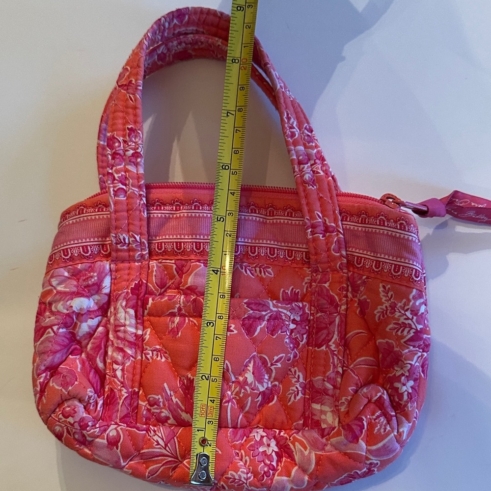 Vera Bradley Vintage Floral Pink Quilted Kids Handbag - Picture 5 of 7